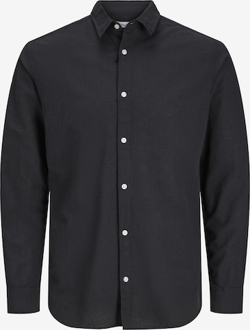 Camicia 'JJEBreeze' di Jack & Jones Plus in nero: frontale