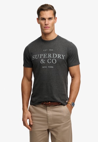 T-Shirt '1954 Company' Superdry & Co en gris : devant