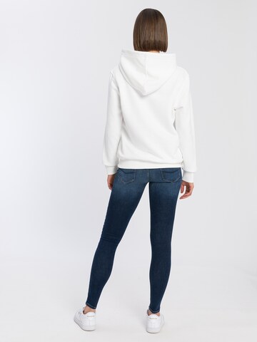Cross Jeans Sweatshirt '65386' in Weiß