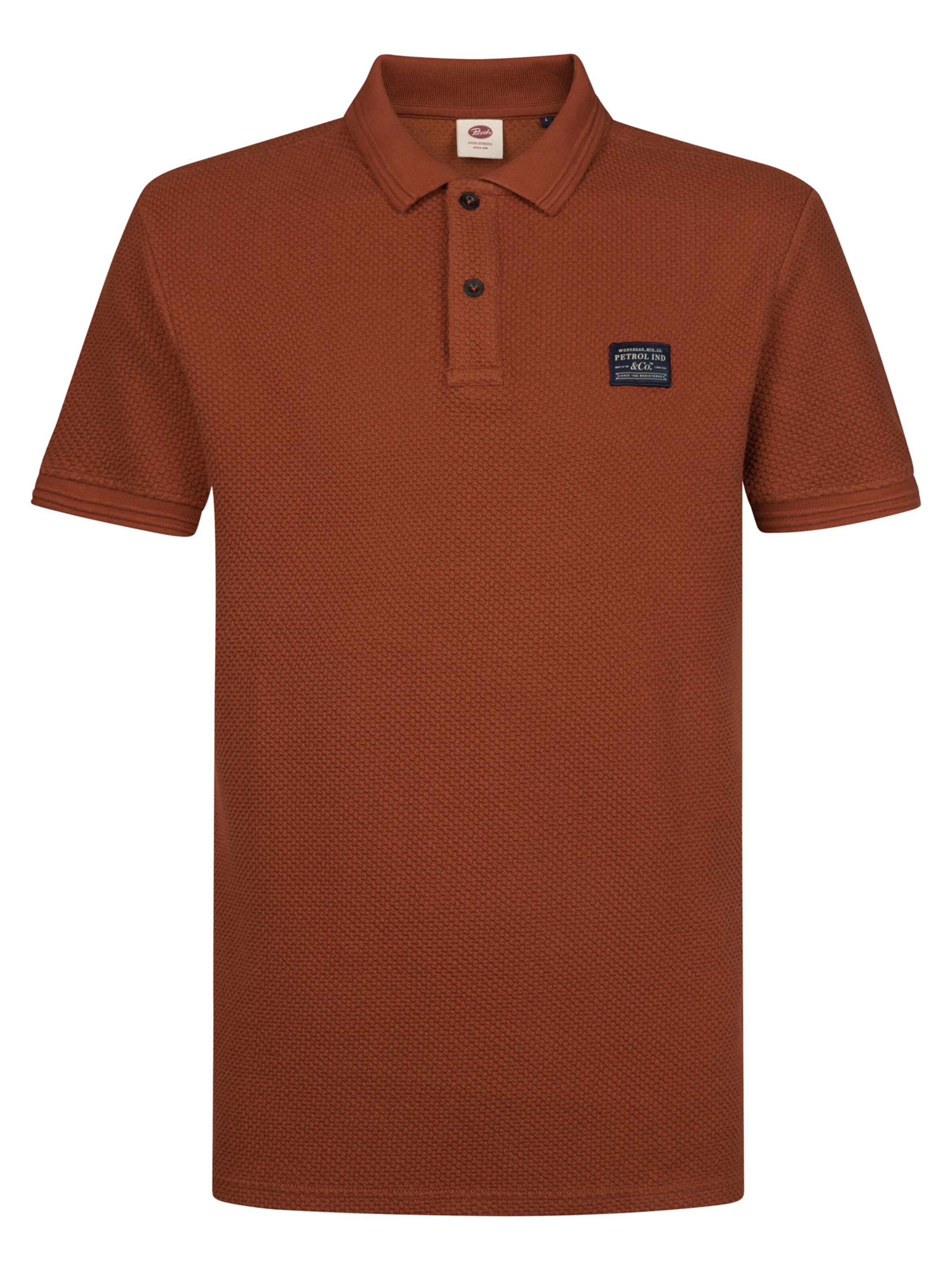Petrol Industries Shirt in Oranje: voorkant