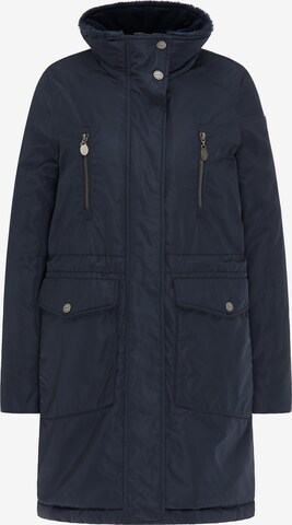 Parka d’hiver DreiMaster Klassik en bleu : devant