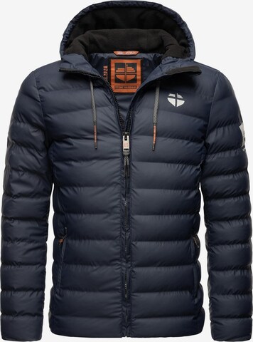 STONE HARBOUR Winterjacke 'Zaharoo' in Blau: predná strana