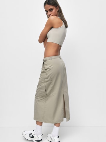 Pull&Bear Rok in Grijs