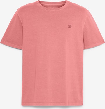TIMBERLAND Футболка 'Garment ' в Красный: спереди