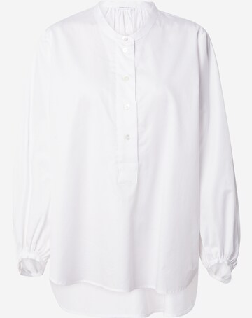 SEIDENSTICKER Blouse 'Schwarze Rose' in Wit: voorkant