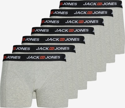 JACK & JONES Bokserice 'JACCorp Old' u siva melange / crna / bijela, Pregled proizvoda