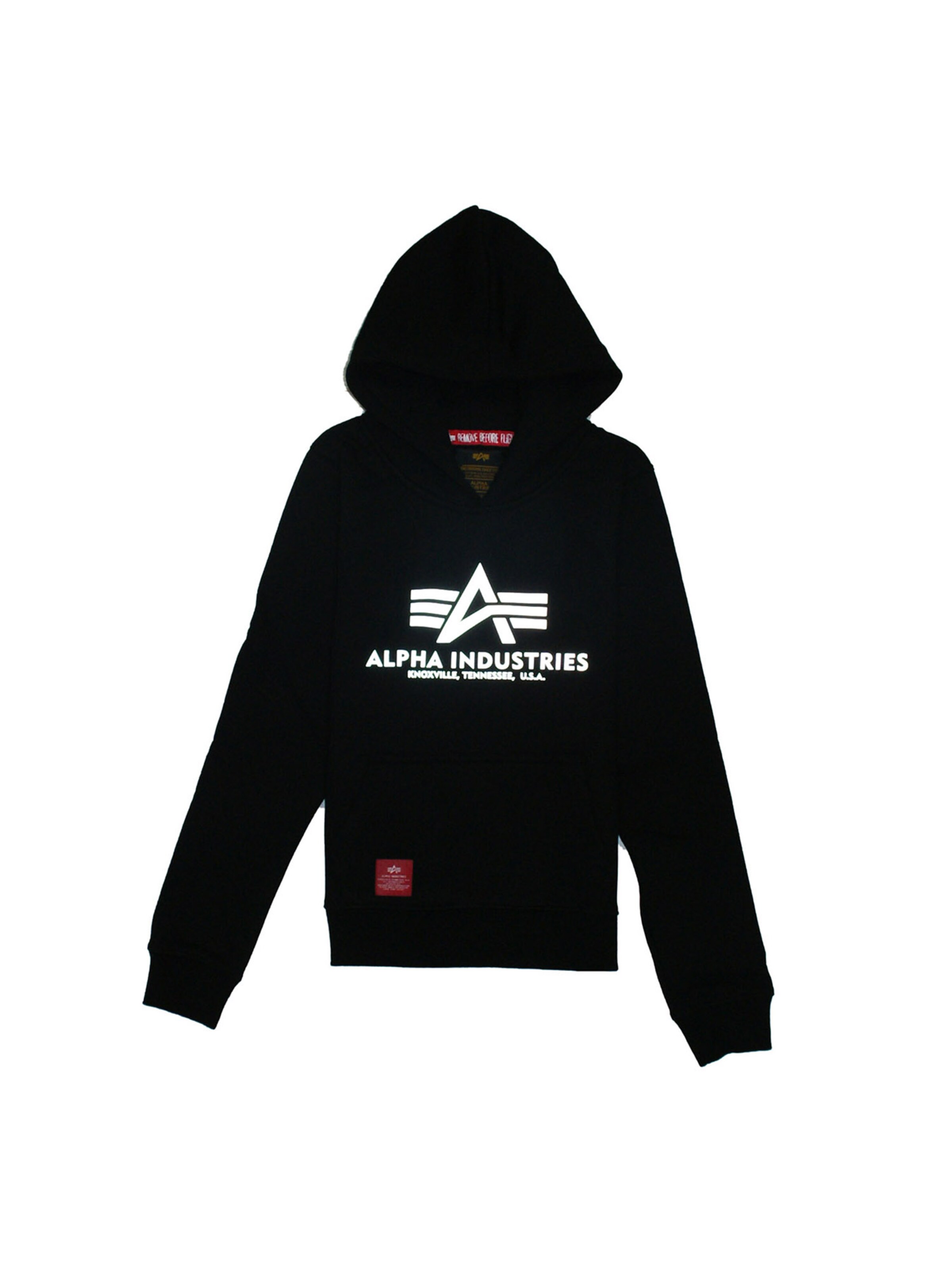 ALPHA INDUSTRIES Sweatshirt in Black