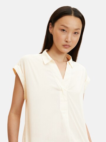 TOM TAILOR Bluse in Beige