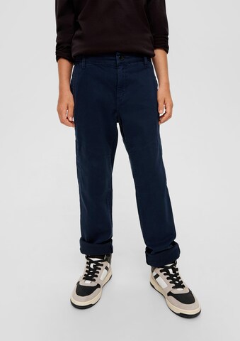 Regular Pantalon 'Pete' s.Oliver en bleu : devant