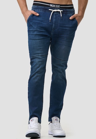 INDICODE JEANS Slim fit Pants 'Fabrizio' in Blue: front