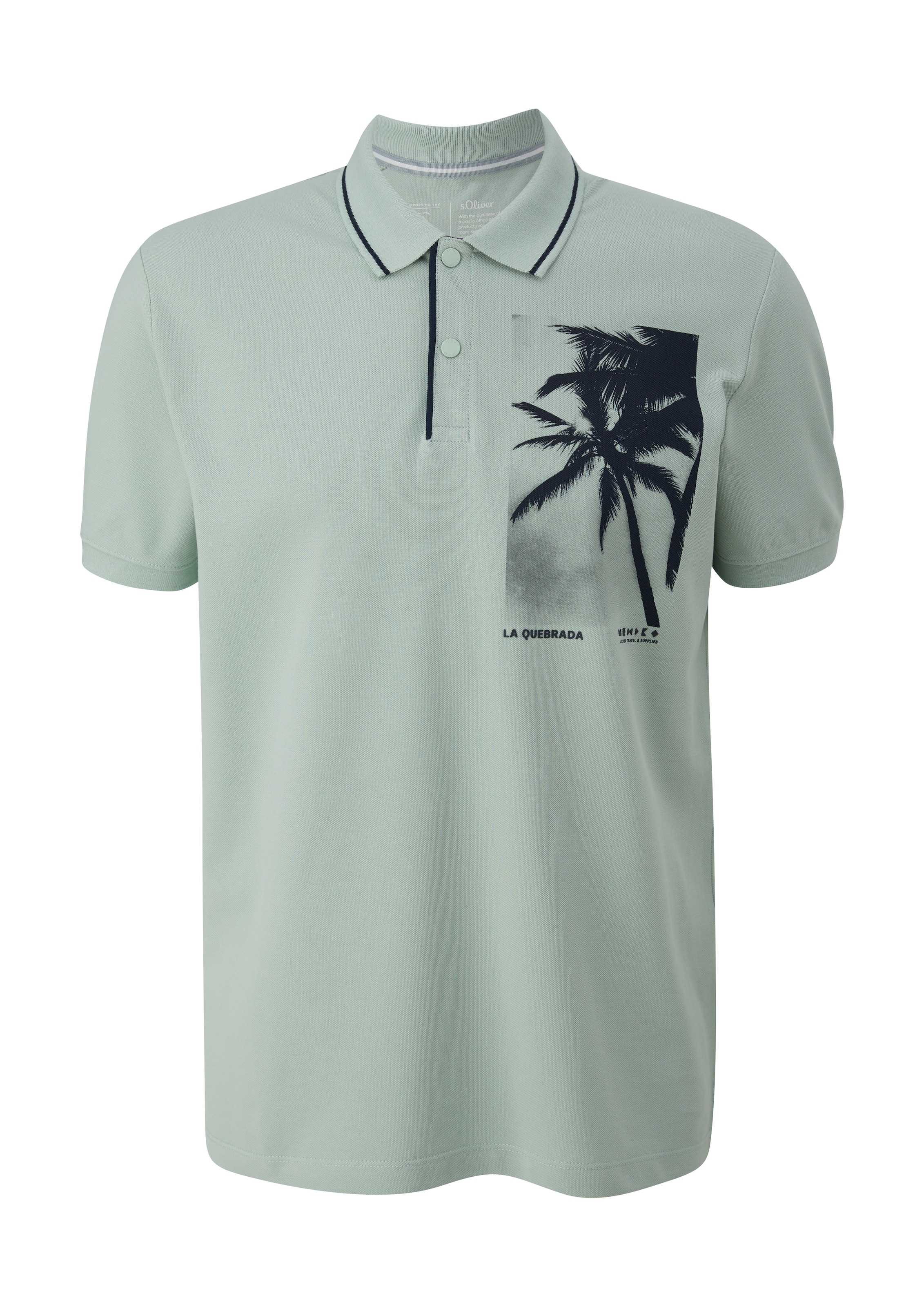 T-Shirt s.Oliver en vert : devant