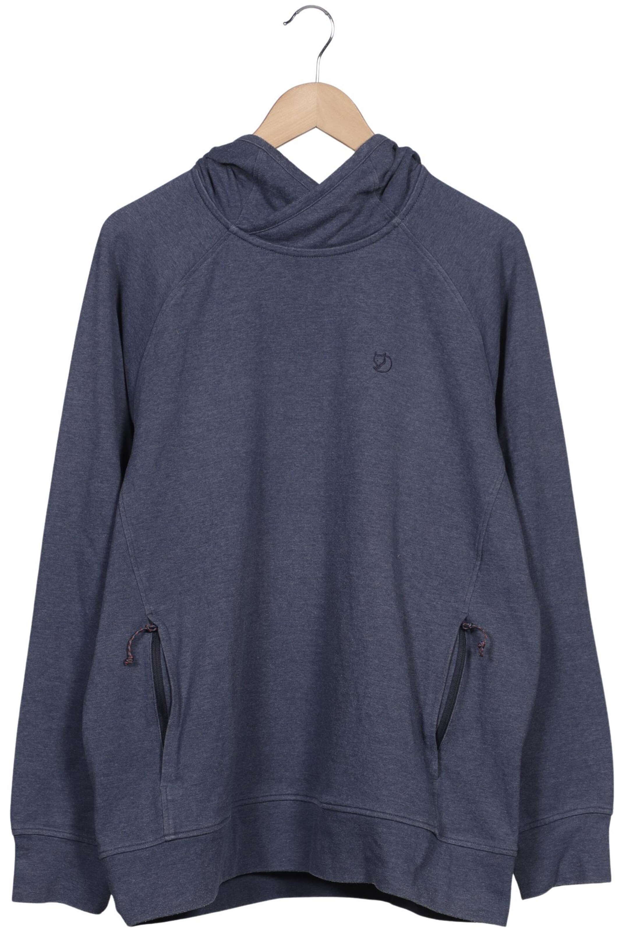 Fjällräven Sweatshirt & Zip-Up Hoodie in XXL in Blue: front