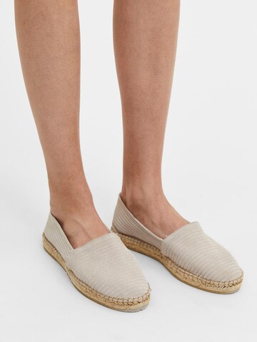 SELECTED FEMME Espadrillo 'Ellen' värissä harmaa