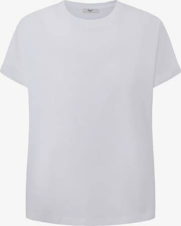 Pepe Jeans - Camiseta 'LIU' en blanco: frente