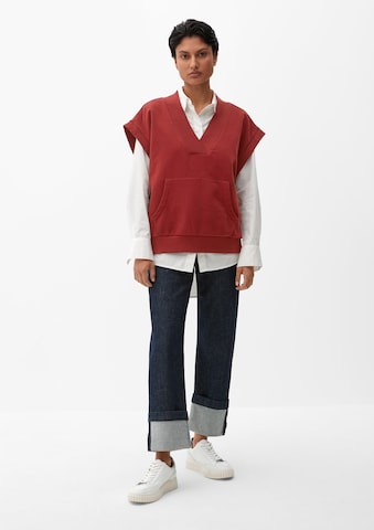 s.Oliver Sweatshirt in Rot