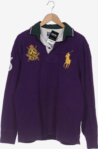Polo Ralph Lauren Sweatshirt & Zip-Up Hoodie in L in Purple: front