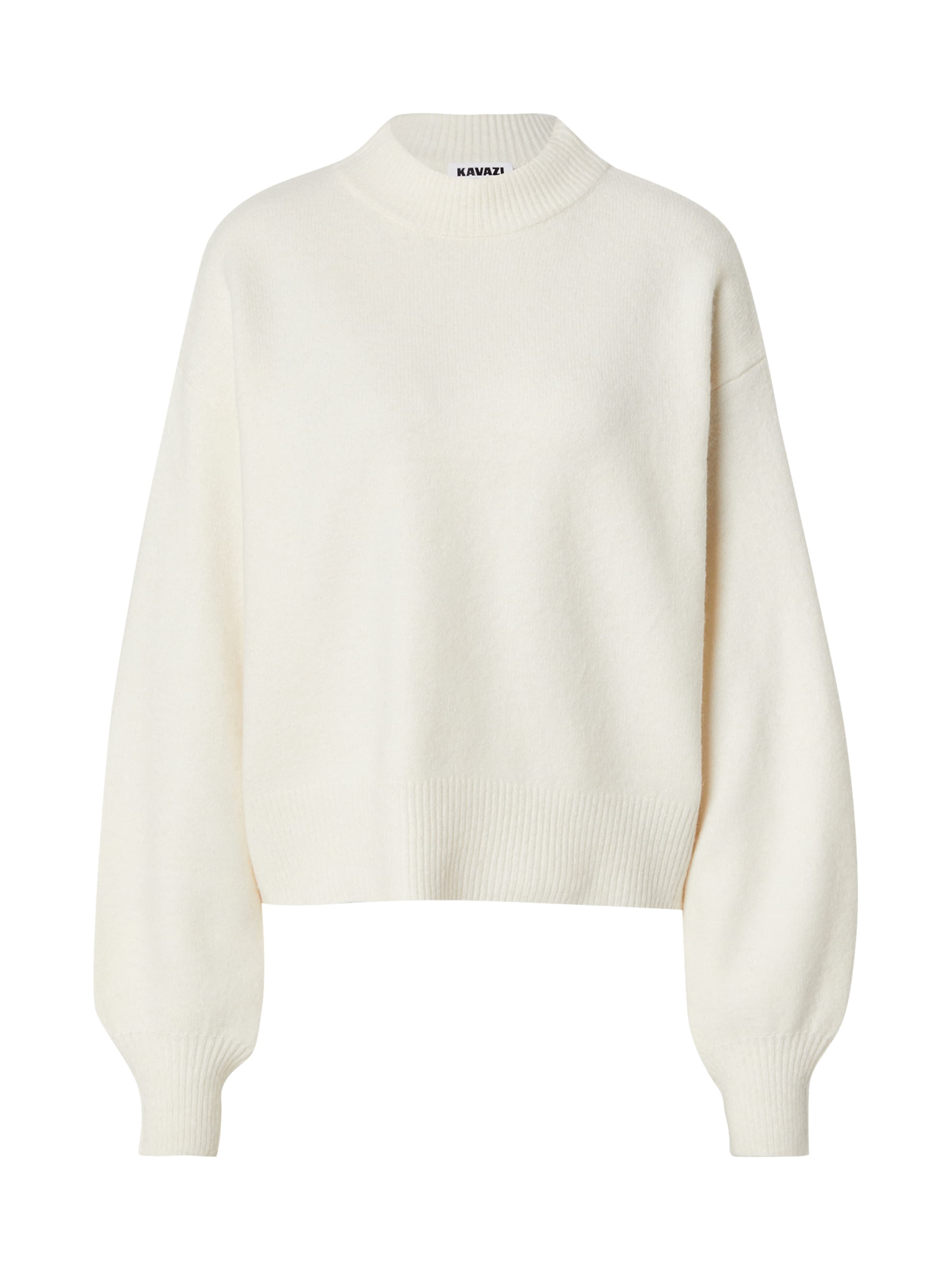 Pull-over KAVAZI en blanc : devant