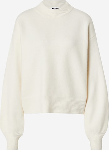 KAVAZI Neulepaita värissä valkoinen: etupuoli