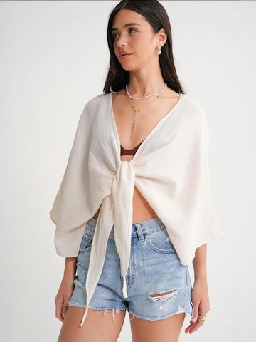 Camicia da donna di MixRay in beige