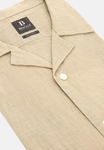 Coupe regular Chemise Boggi Milano en beige