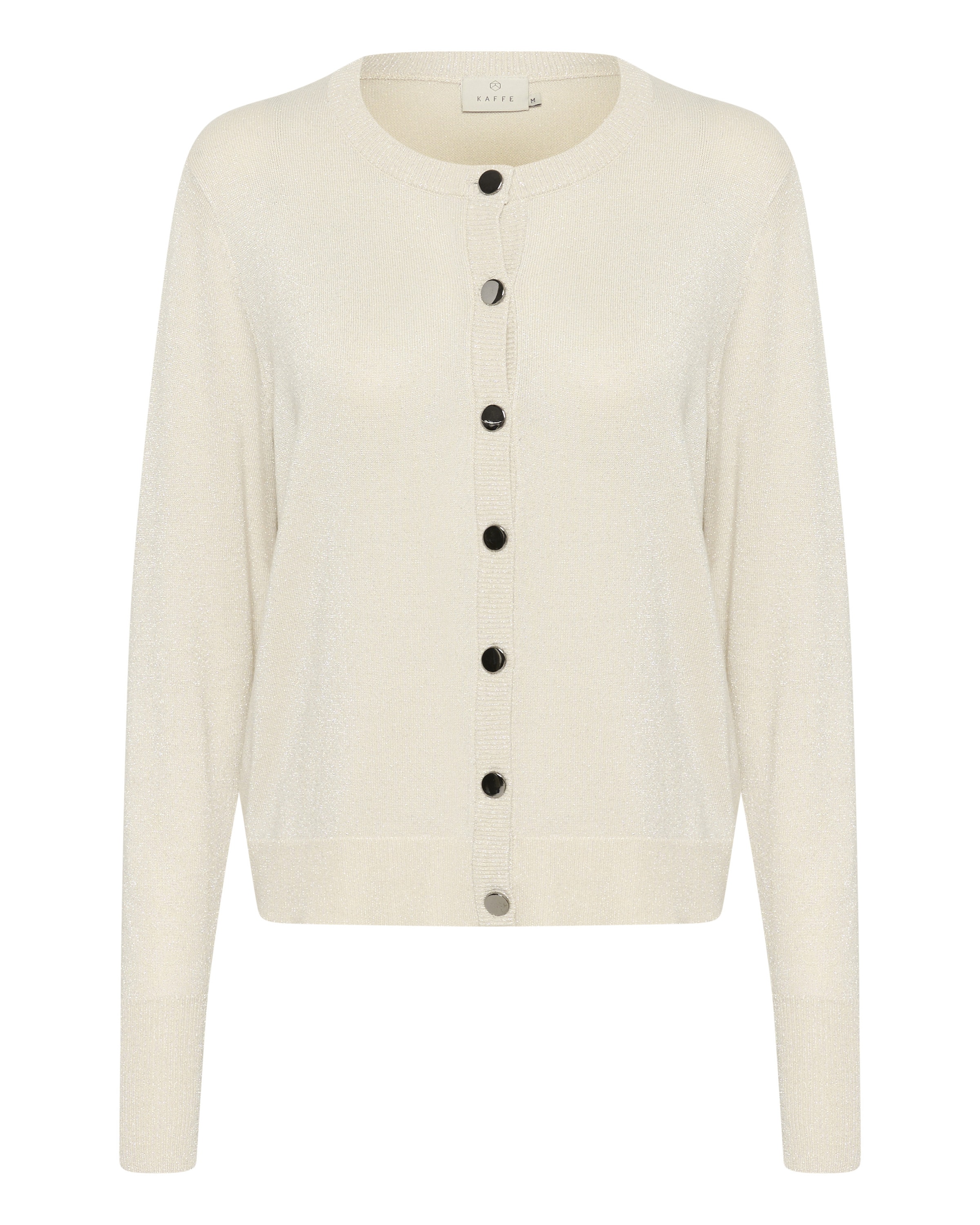 Kaffe Πλεκτή ζακέτα 'KA Regina' σε μπεζ: μπροστά