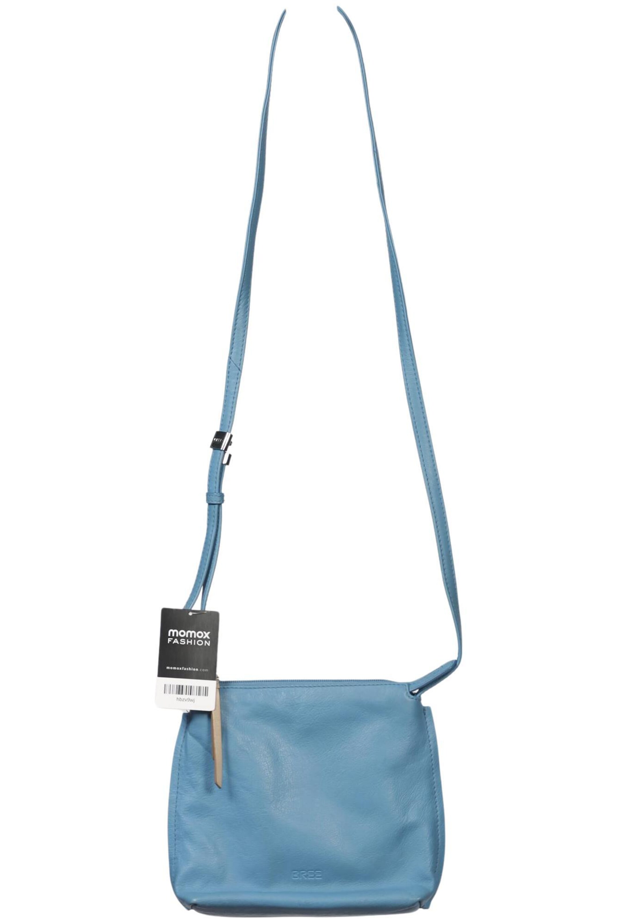 BREE Handtasche klein Leder One Size in Blau: Vorderseite