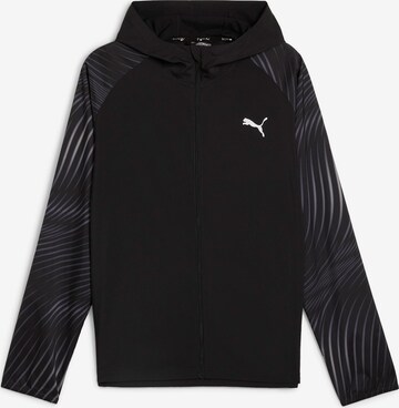 PUMA Sports jacket 'RUN FAVORITE' in Black: front