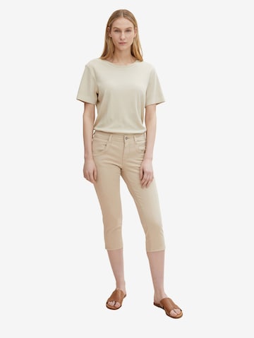 Skinny Jean 'Alexa' TOM TAILOR en beige