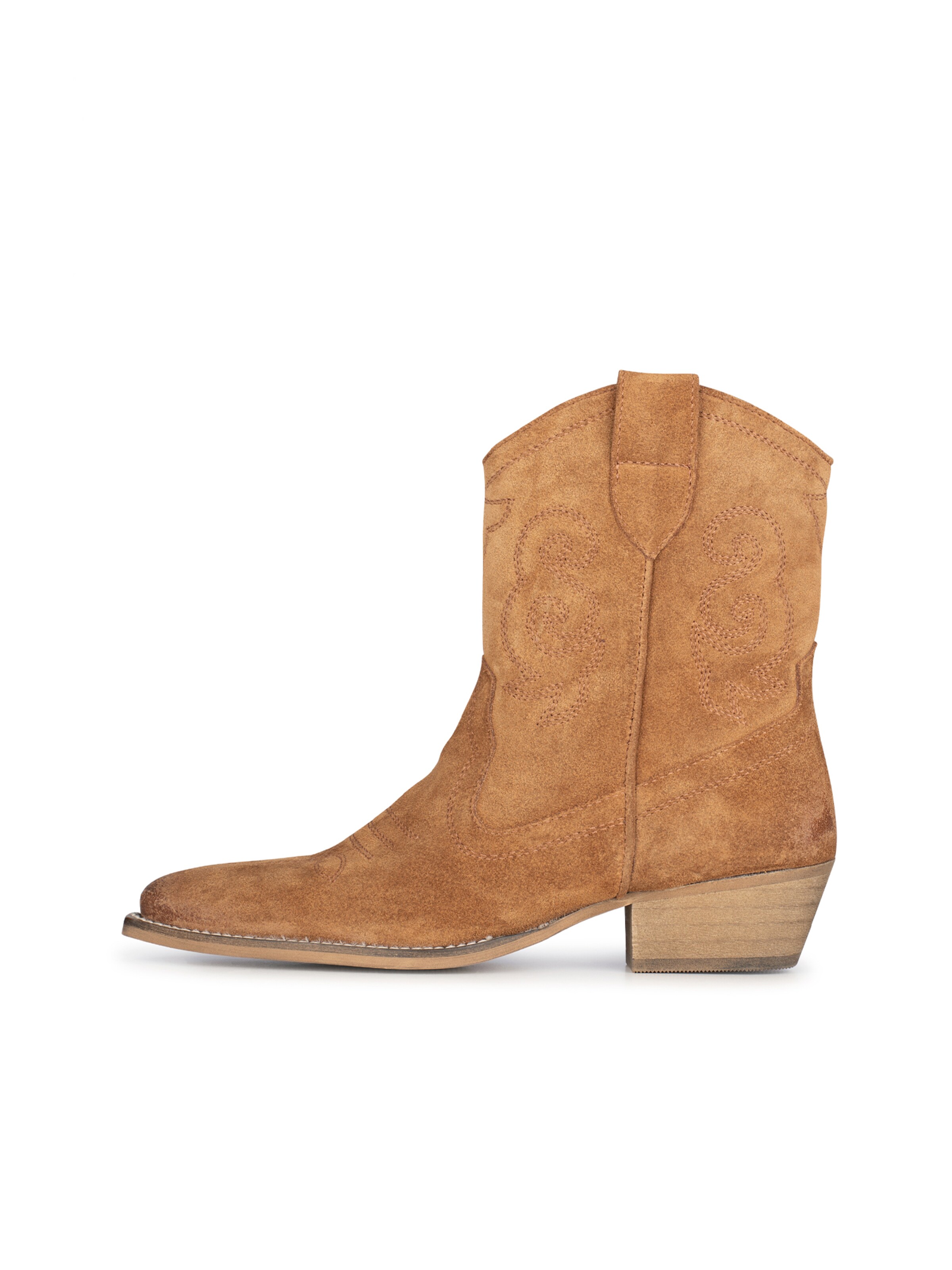 PS Poelman Cowboystiefel 'Moco' in Braun: Vorderseite