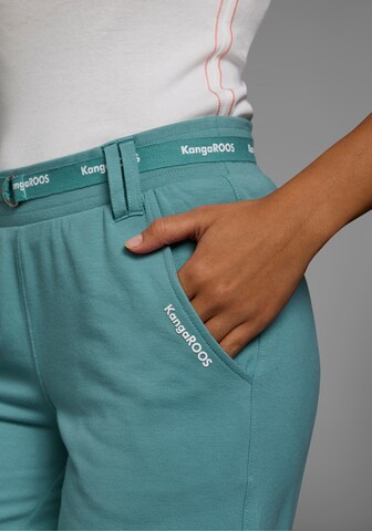 KangaROOS Wide Leg Hose in Blau