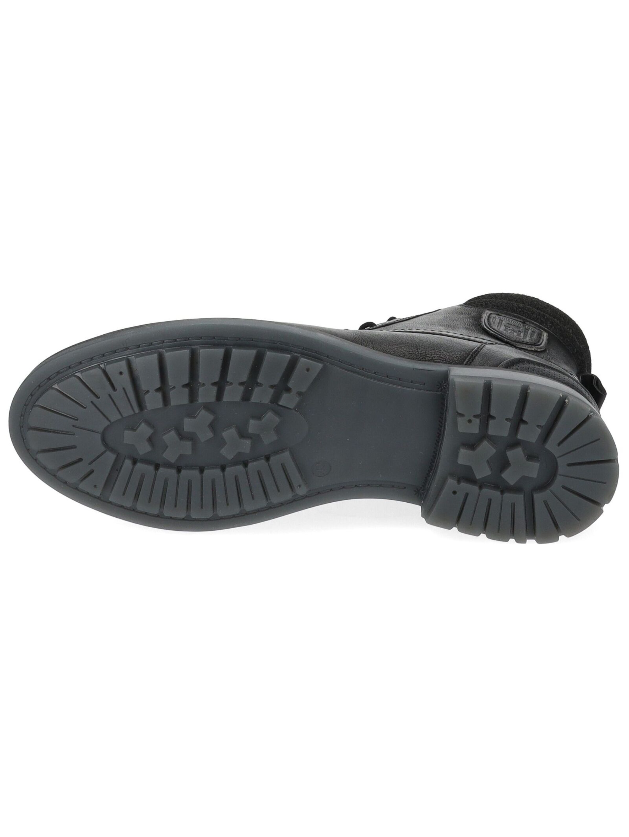 PANTOFOLA D'ORO Schnürboots 'Massi' in Schwarz