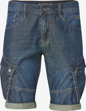 KOROSHI Regular Cargofarkut värissä sininen: etupuoli