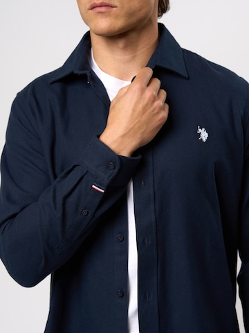 U.S. POLO ASSN. Regular Fit Paita 'Ragn' värissä sininen