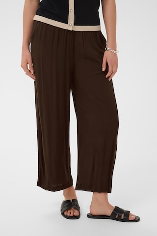 Kaffe - Loosefit Calças 'KADacia Amber' em castanho