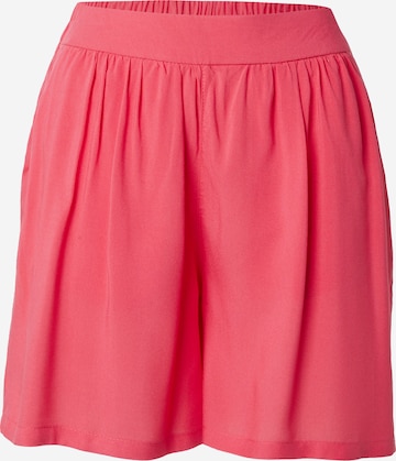 Loosefit Pantalon Sublevel en rose : devant