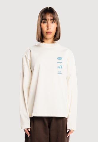T-shirt 'Summer Story' Another Cotton Lab en blanc