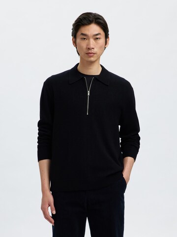 SELECTED - Jersey en negro: frente