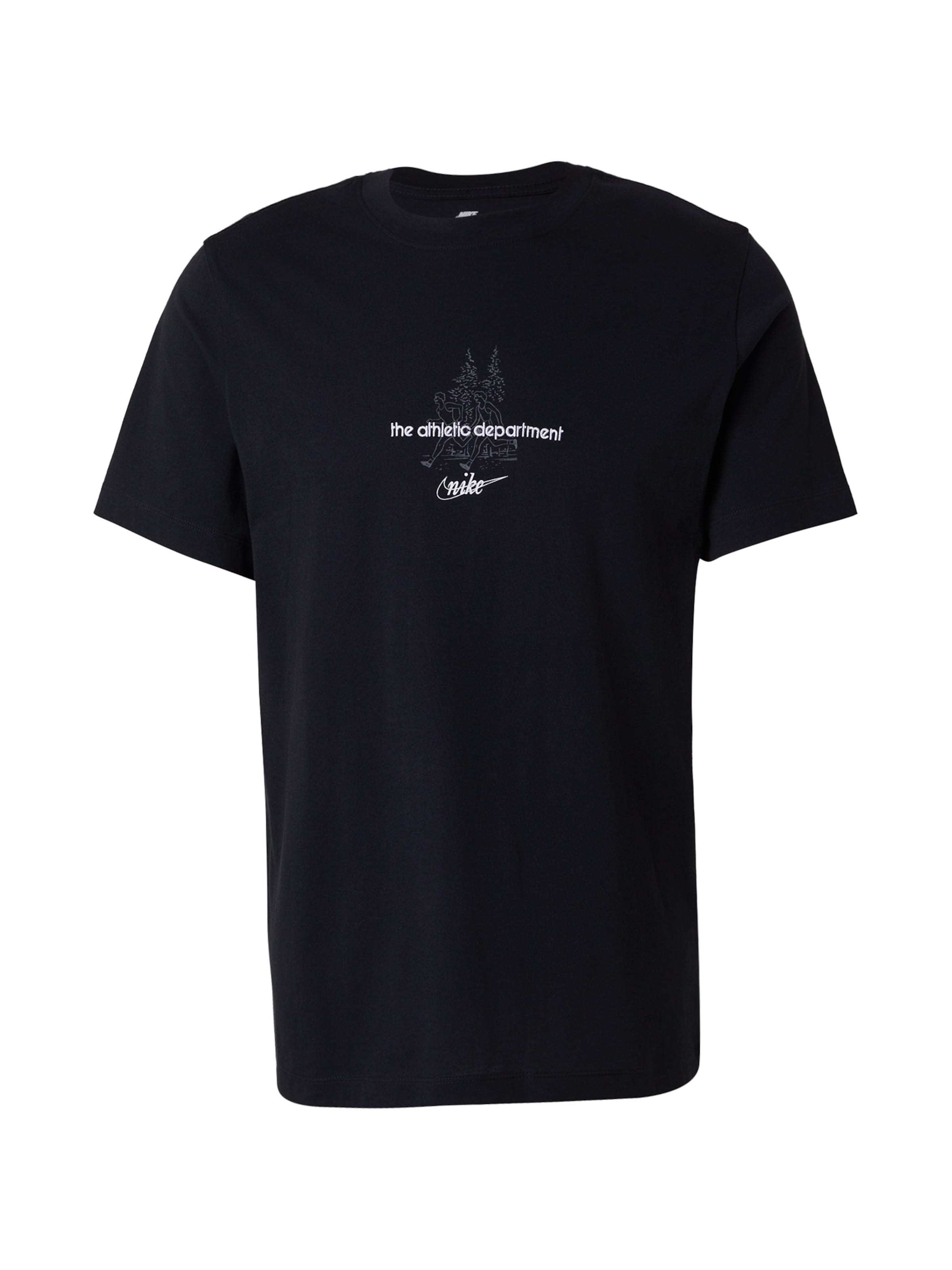 Tricou 'SSNL CLUB' de la Nike Sportswear pe negru: față