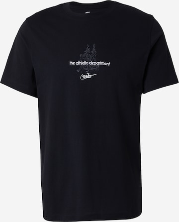 Nike Sportswear Koszulka 'SSNL CLUB' w kolorze czarny: przód