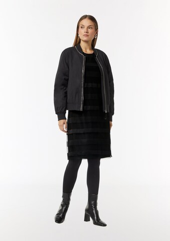 comma casual identity Jurk in Zwart
