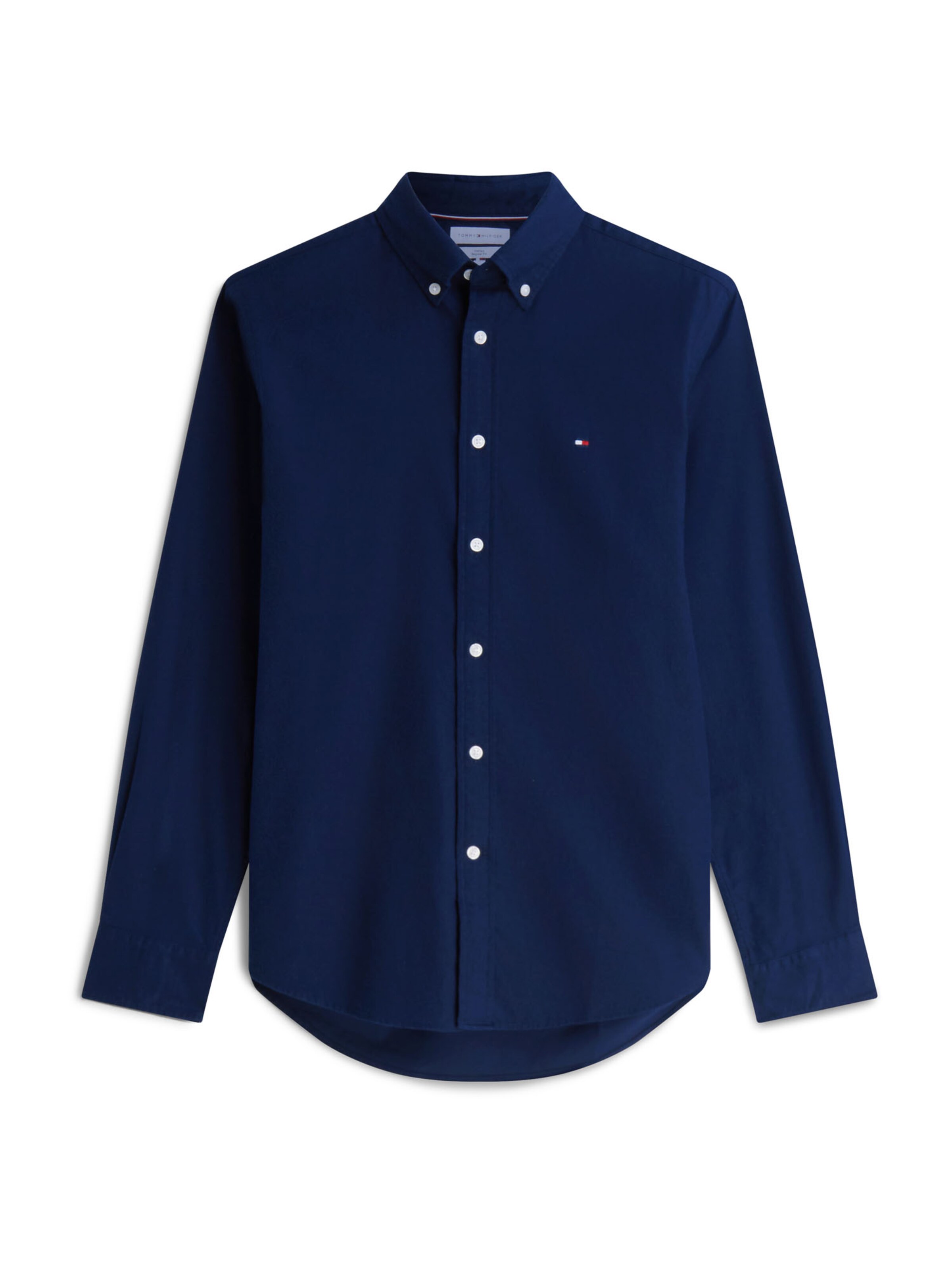 TOMMY HILFIGER Regular Fit Hemd 'FLEX' in Blau: Vorderseite