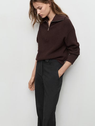 MANGO Loosefit Hose 'Carlota' in Grau