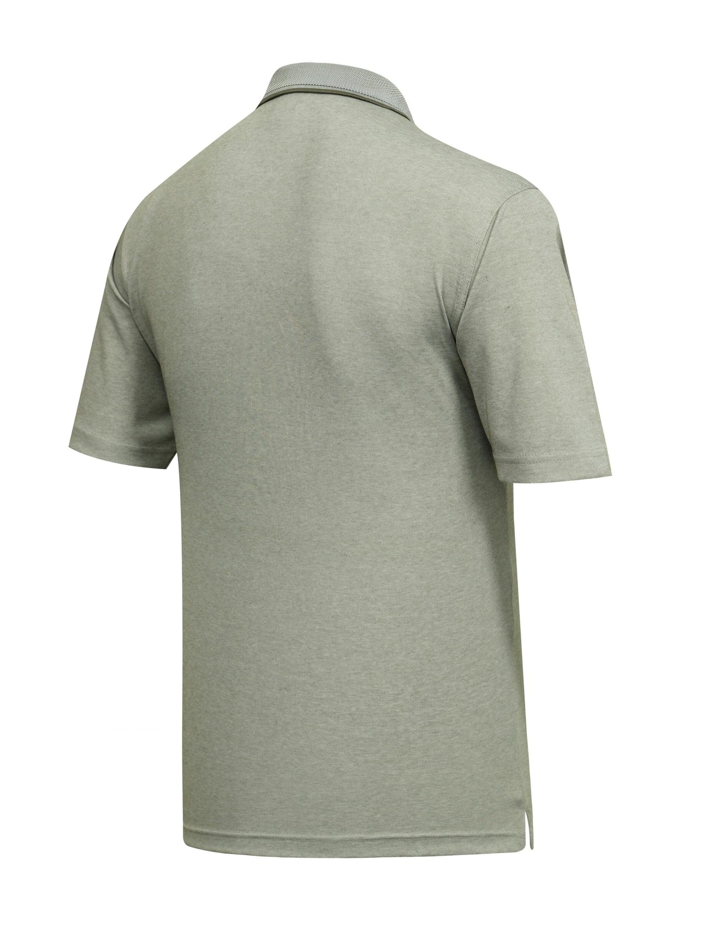Cizgi Triko Shirt‌‌‌ in Grün