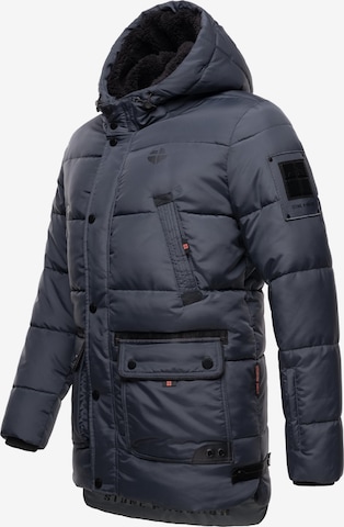 STONE HARBOUR Winter jacket 'Mironoo' in Blue