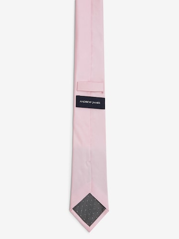 Andrew James Tie in Pink