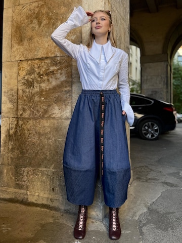 IUnique Wide Leg Hose 'Ballonique Denim Pants – Blue' in Blau