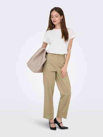 ONLY Regular Chino trousers 'ONLRosalie' in Beige