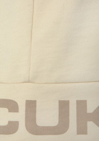 FCUK - Pierna ancha Pantalón en beige