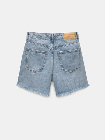 Pull&Bear Regular Shorts in Blau