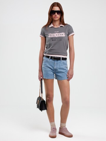 BIG STAR Regular Trousers 'Authentic Girl' in Blue
